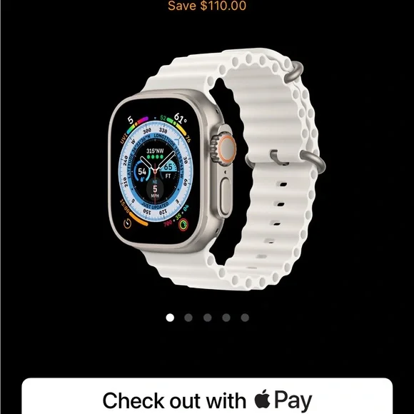 Apple Black watch S10 maybe fake maybe real idk